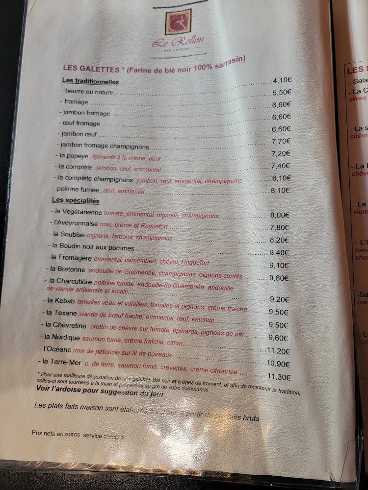 Le Rollon - Menu Image 4